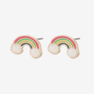 EarFleek Rainbow Cloud Stud Earrings